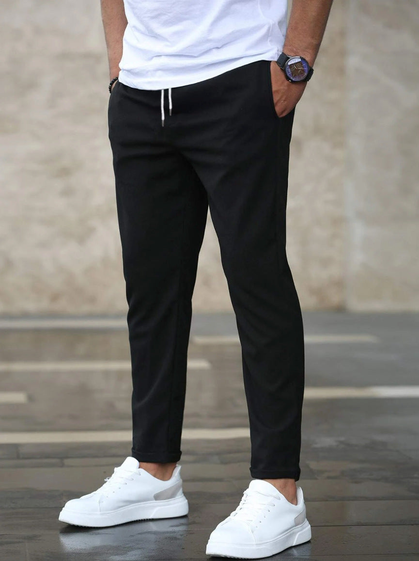 Lusso™ | Pantaloni da tempo libero di alta qualità e leggeri con gamba dritta