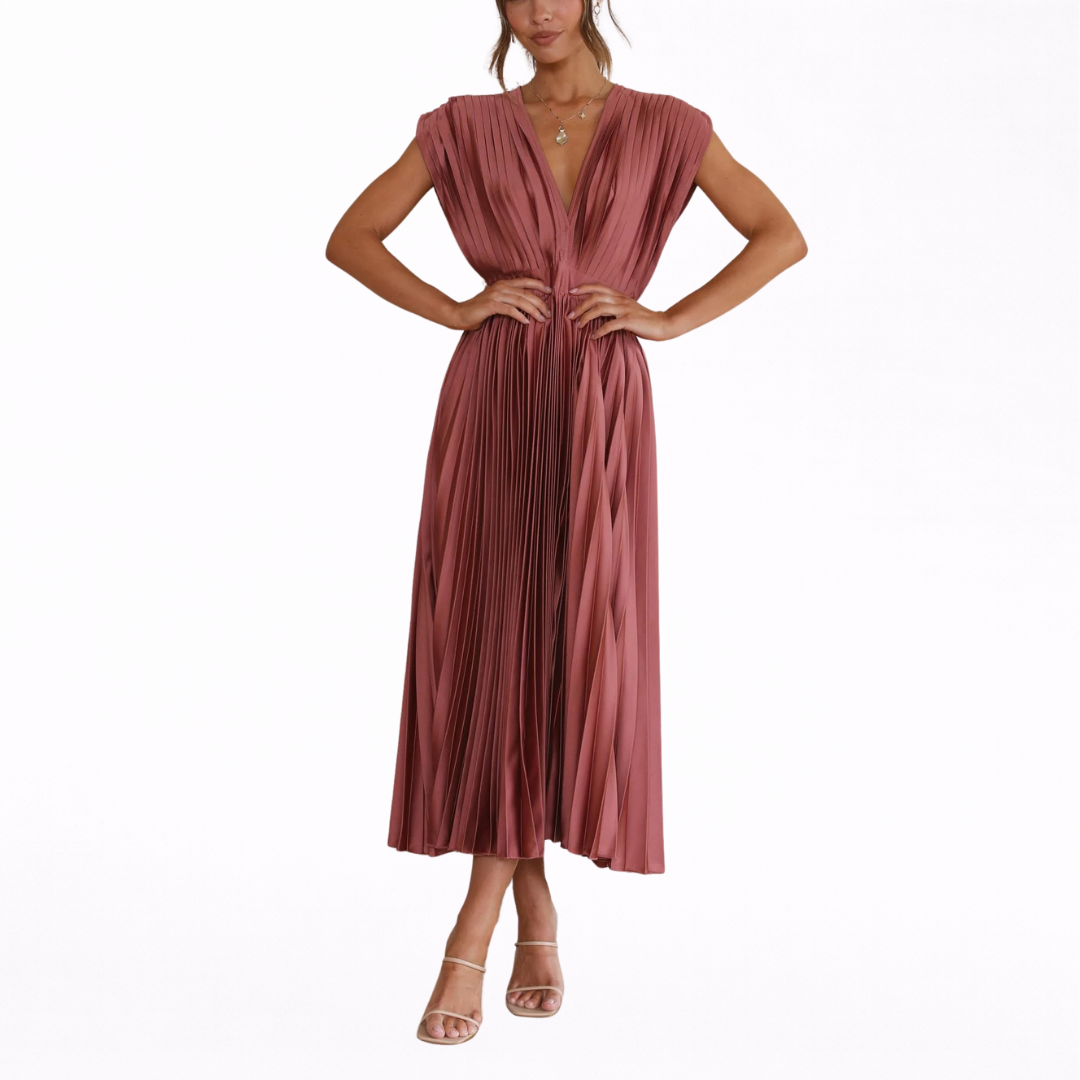 Lavinia™ | Abito plissé elegante