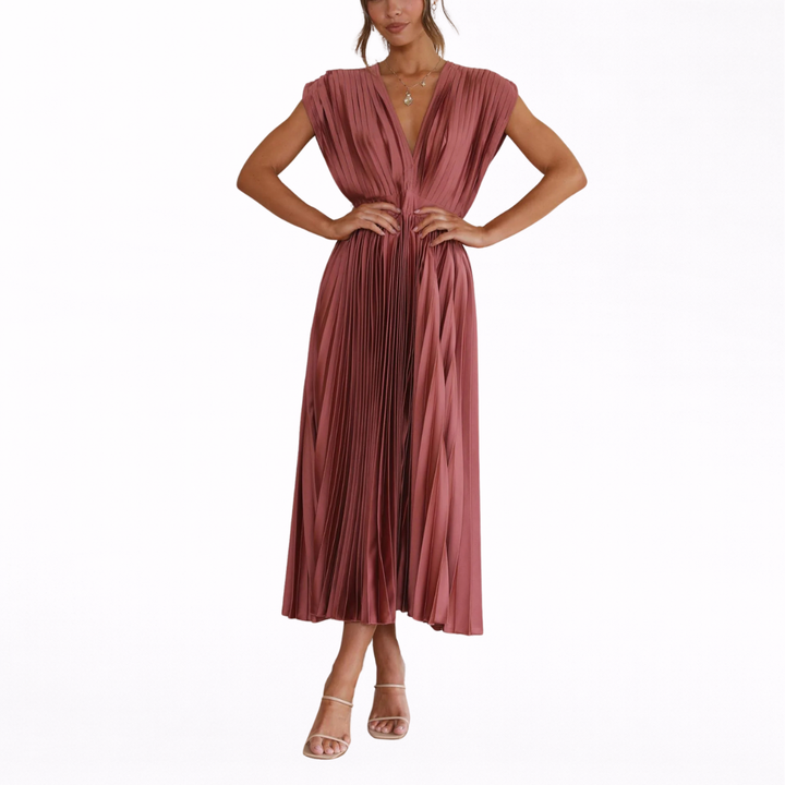 Lavinia™ | Abito plissé elegante
