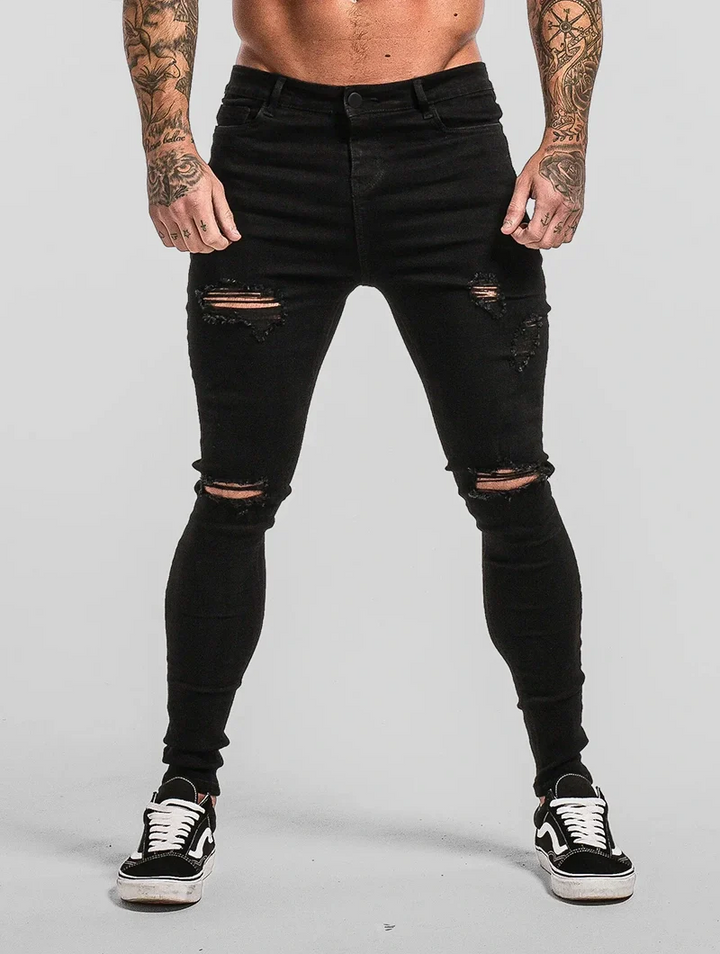 Marco™ | Jeans Paul Denim - Nero Strappati
