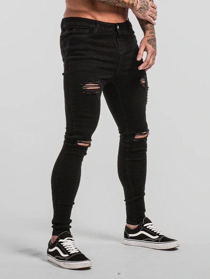 Marco™ | Jeans Paul Denim - Nero Strappati