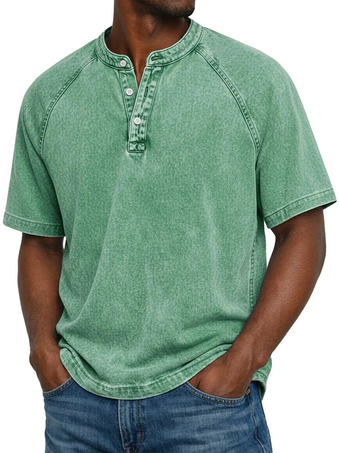 Luca™  | Camicia da uomo vintage con bottoni