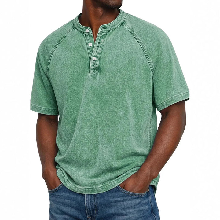 Luca™  | Camicia da uomo vintage con bottoni