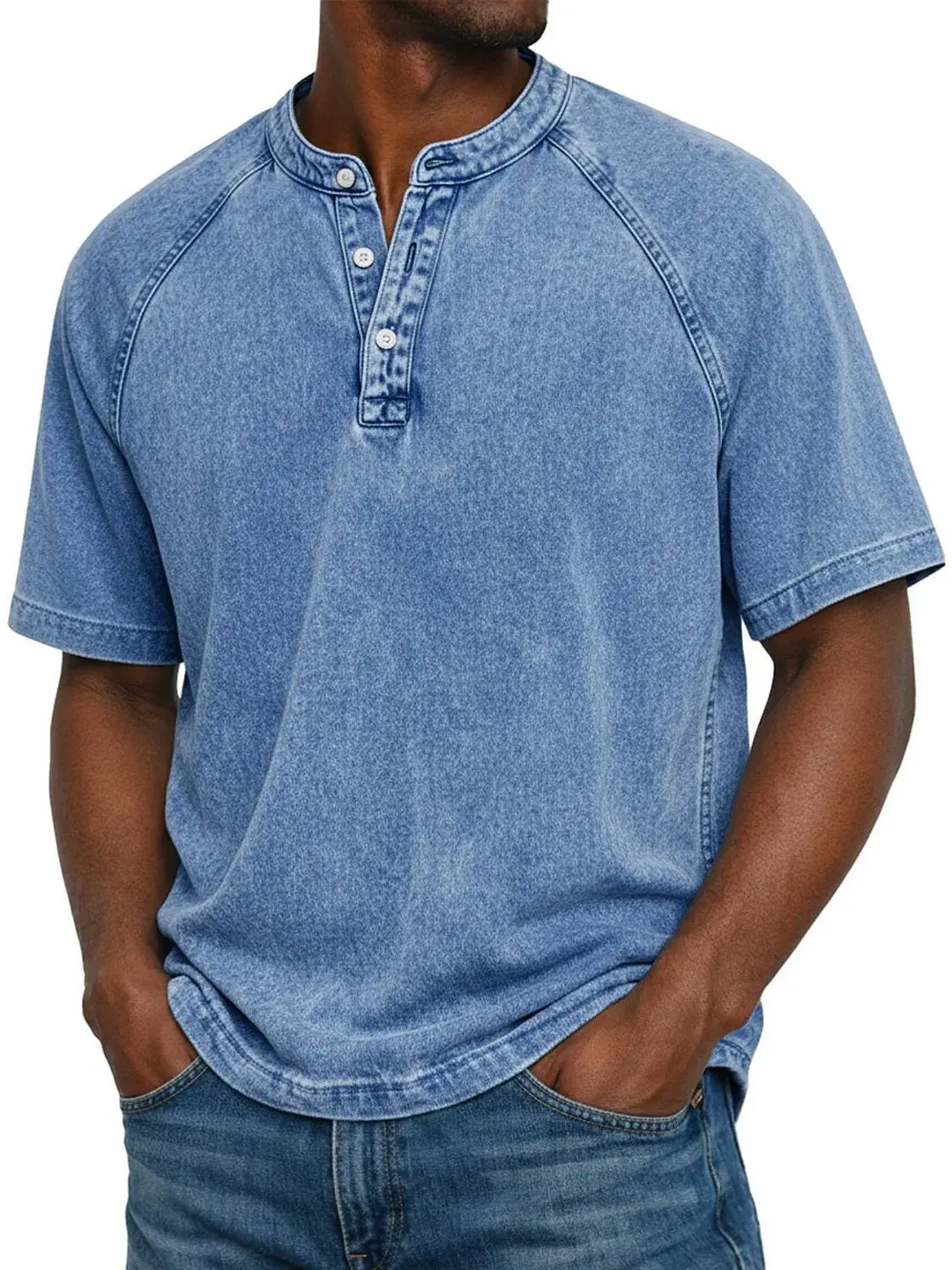 Luca™  | Camicia da uomo vintage con bottoni