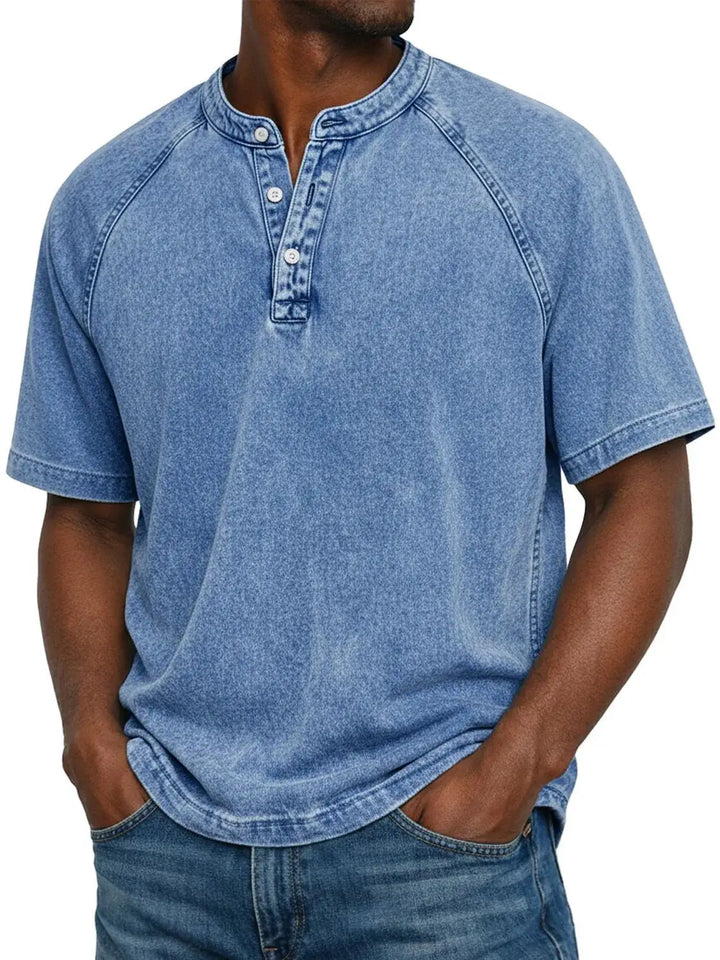 Luca™  | Camicia da uomo vintage con bottoni