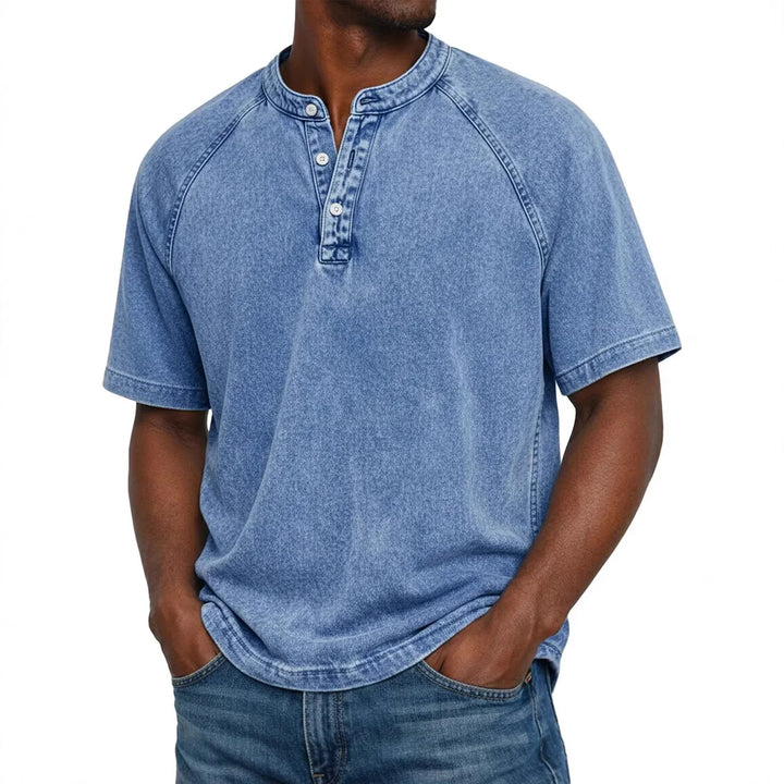 Luca™  | Camicia da uomo vintage con bottoni