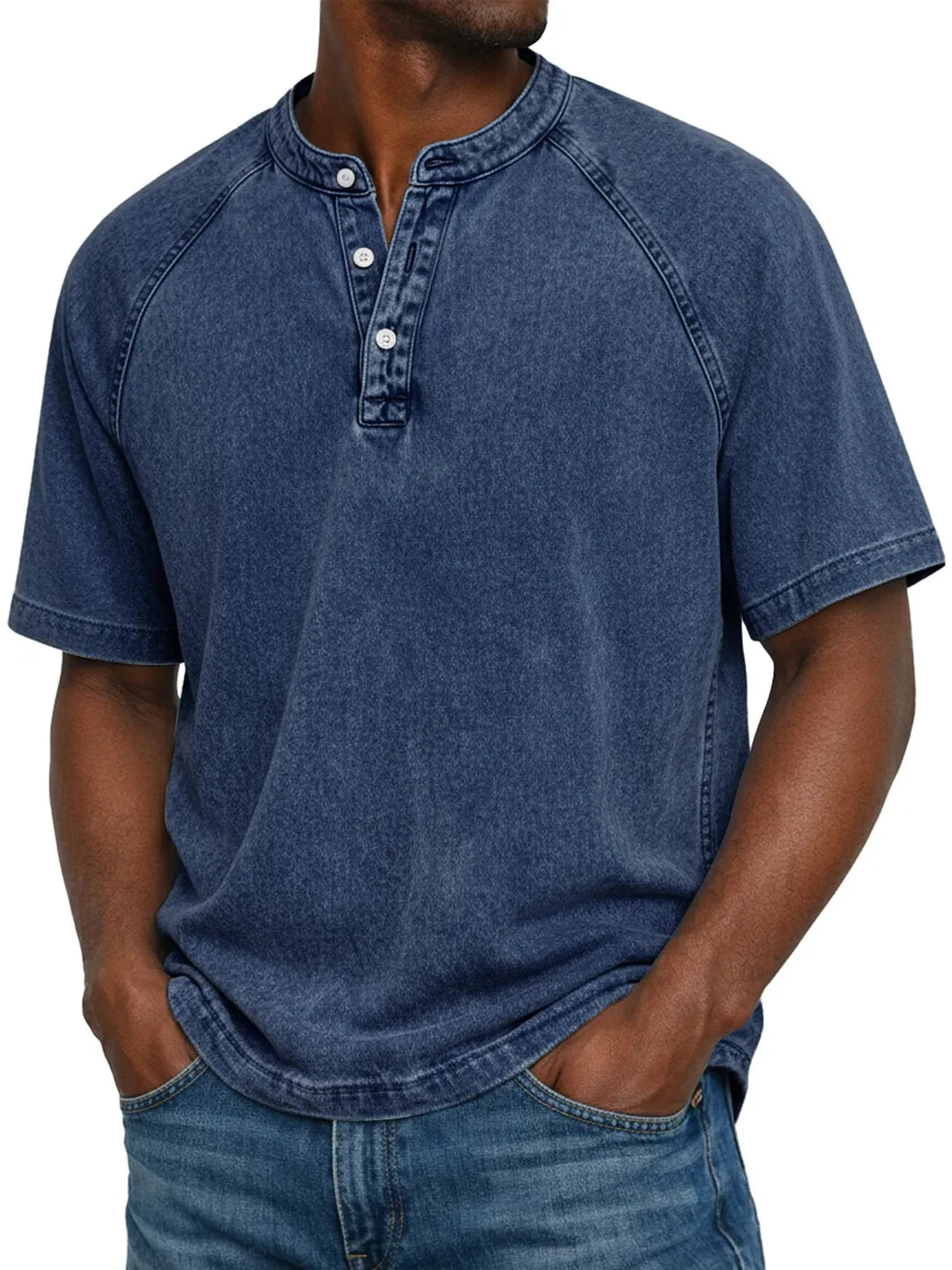 Luca™  | Camicia da uomo vintage con bottoni
