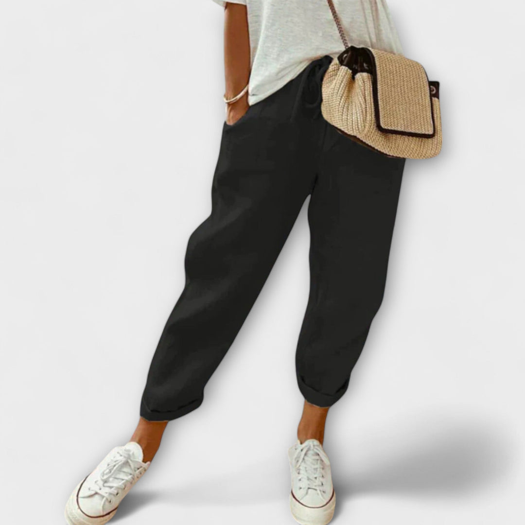 Fiordalisa™ | Pantaloni di lino alla moda e casual
