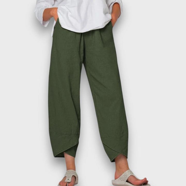 Serafina™ | Pantaloni estivi leggeri con orlo moderno