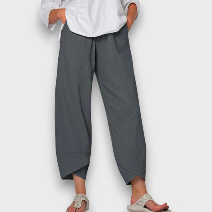 Serafina™ | Pantaloni estivi leggeri con orlo moderno