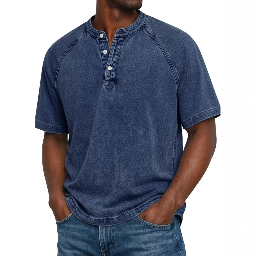 Luca™  | Camicia da uomo vintage con bottoni