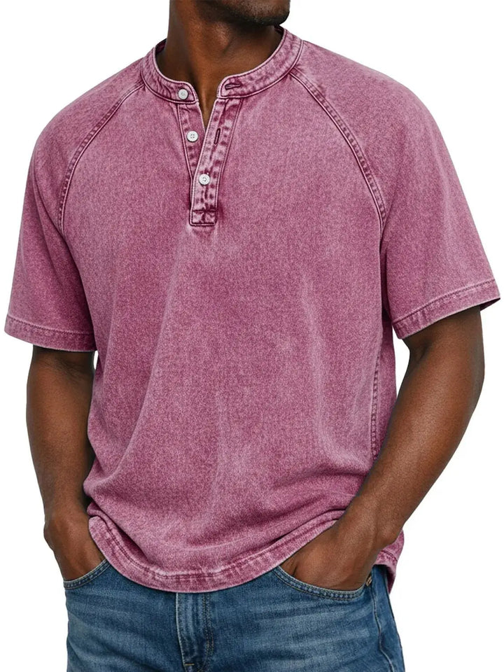Luca™  | Camicia da uomo vintage con bottoni