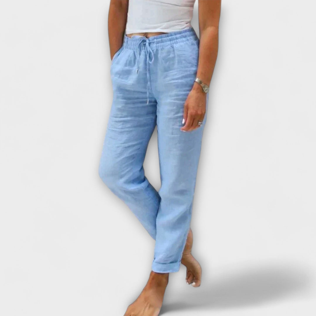Annalisa™ | Pantaloni leggeri in lino