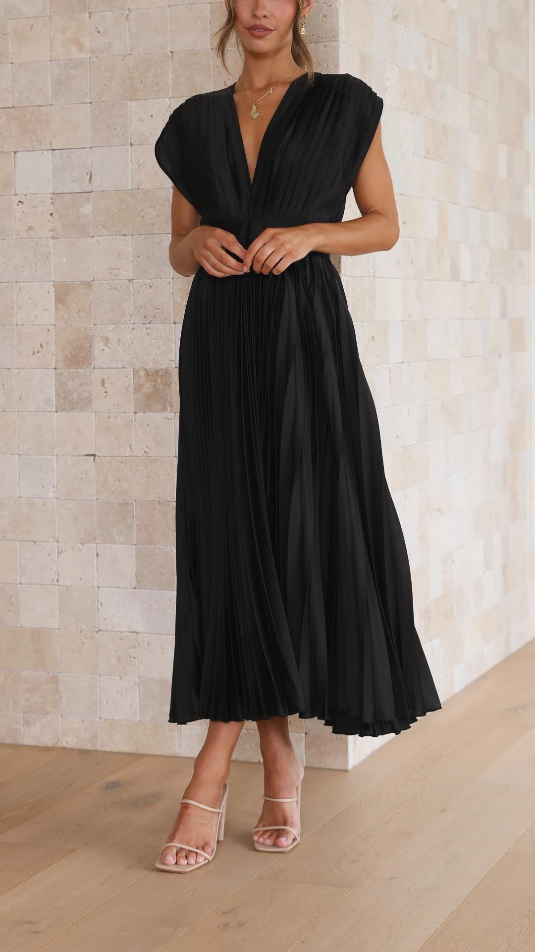 Lavinia™ | Abito plissé elegante