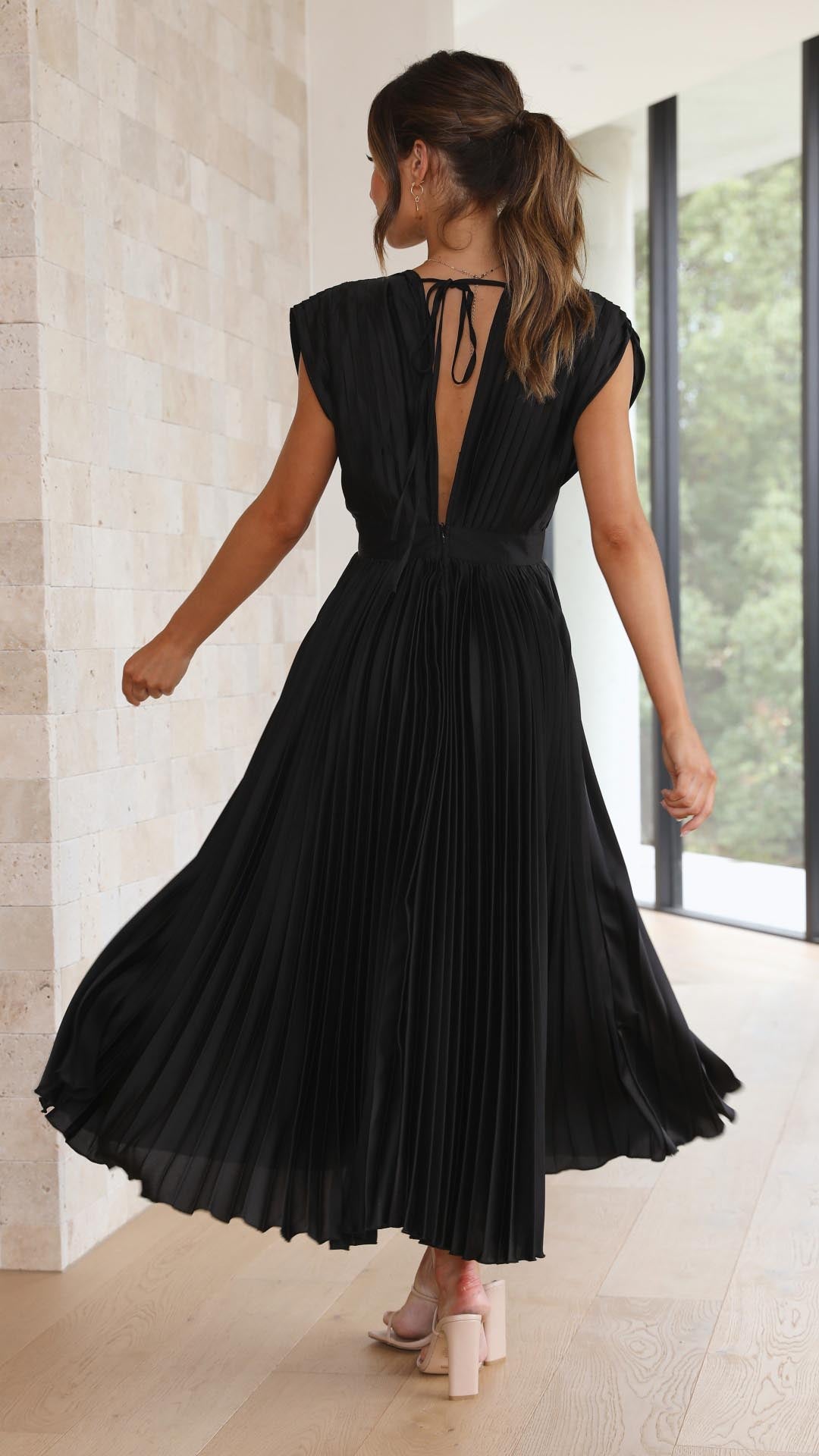 Lavinia™ | Abito plissé elegante