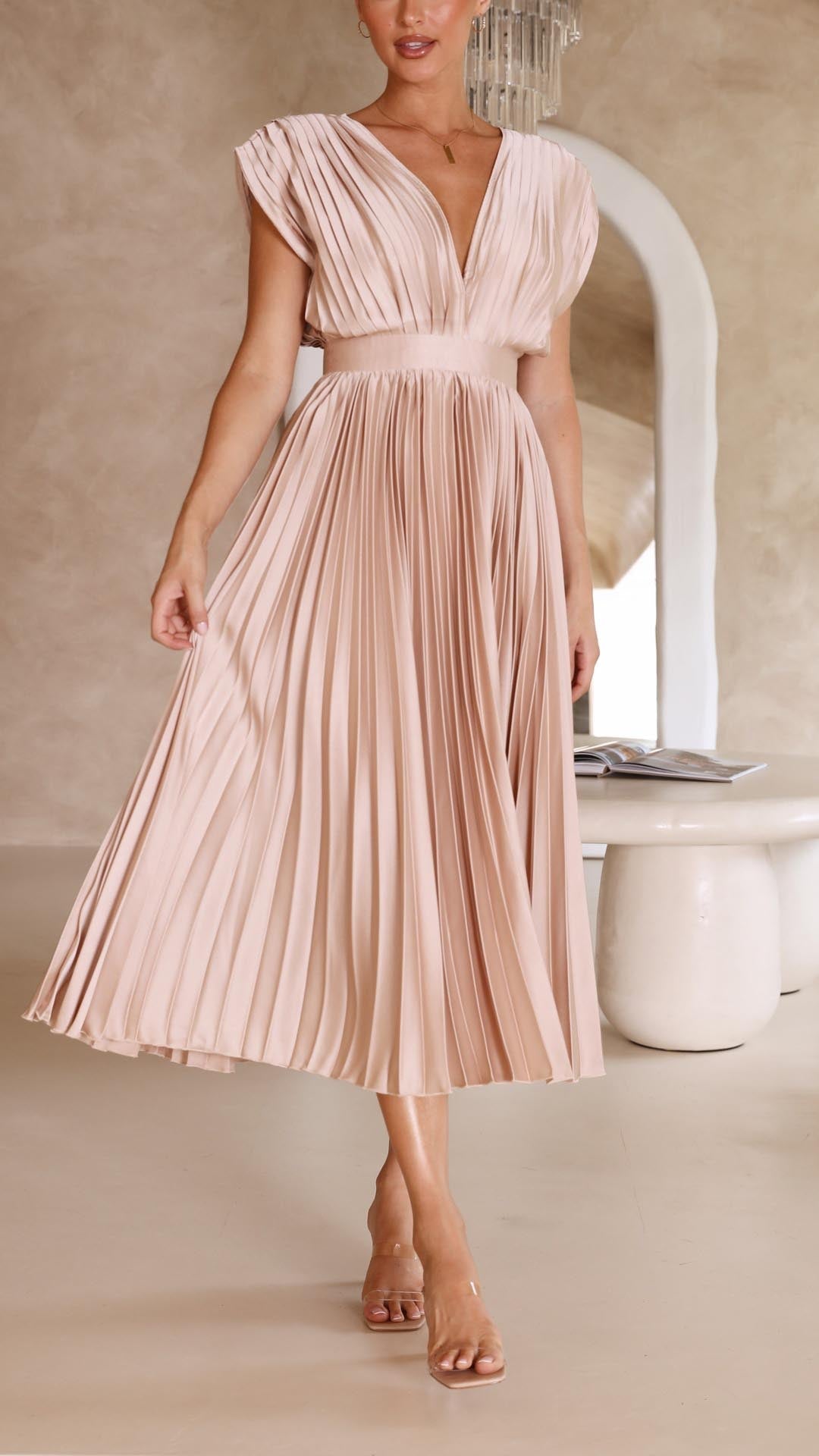 Lavinia™ | Abito plissé elegante