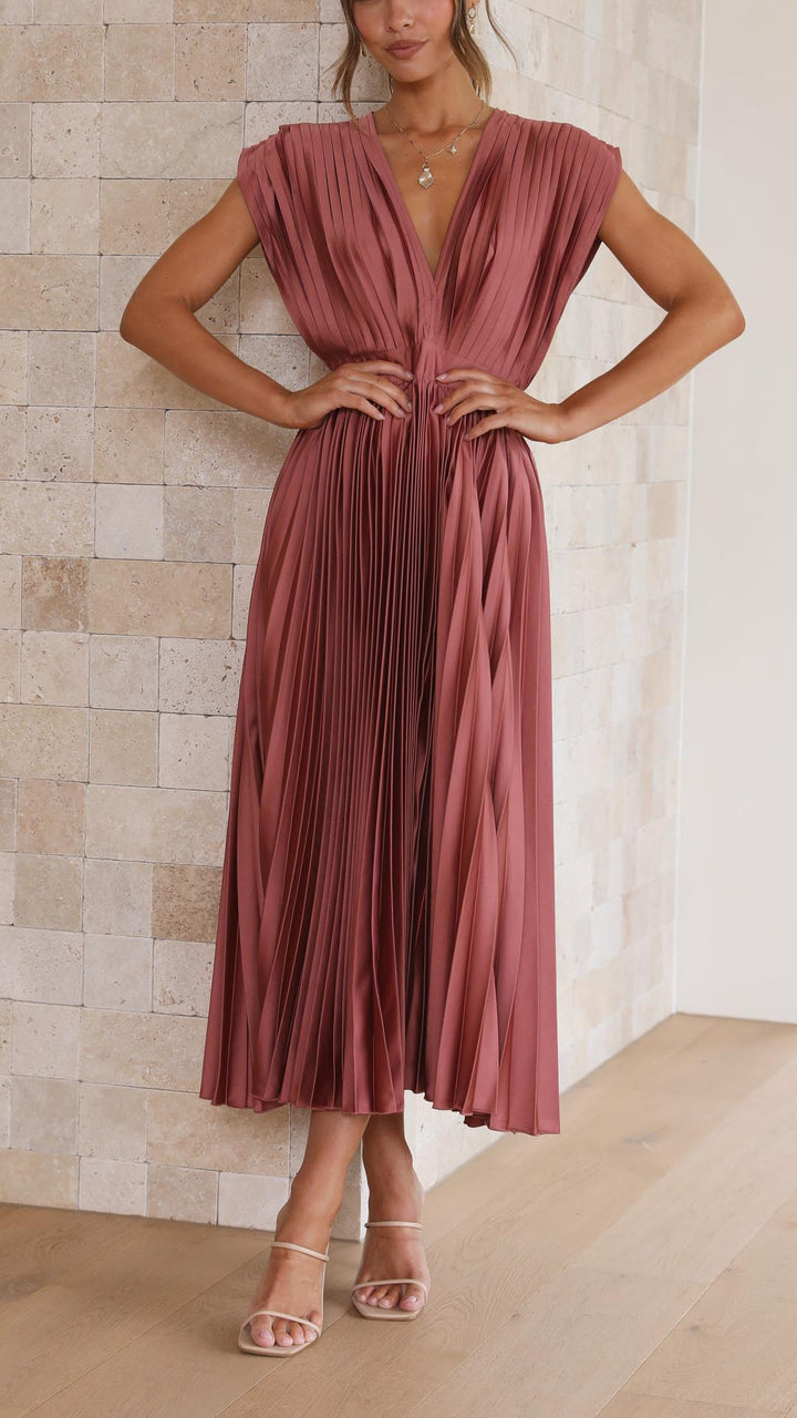 Lavinia™ | Abito plissé elegante