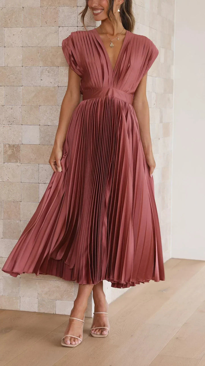 Lavinia™ | Abito plissé elegante