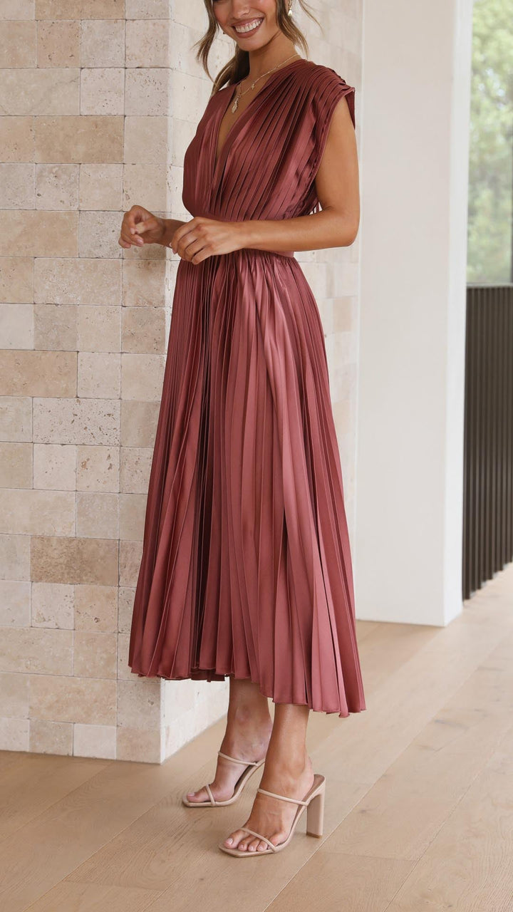 Lavinia™ | Abito plissé elegante