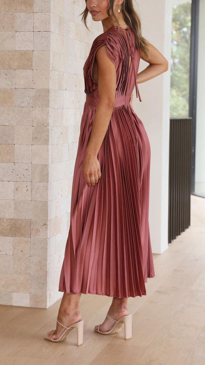 Lavinia™ | Abito plissé elegante