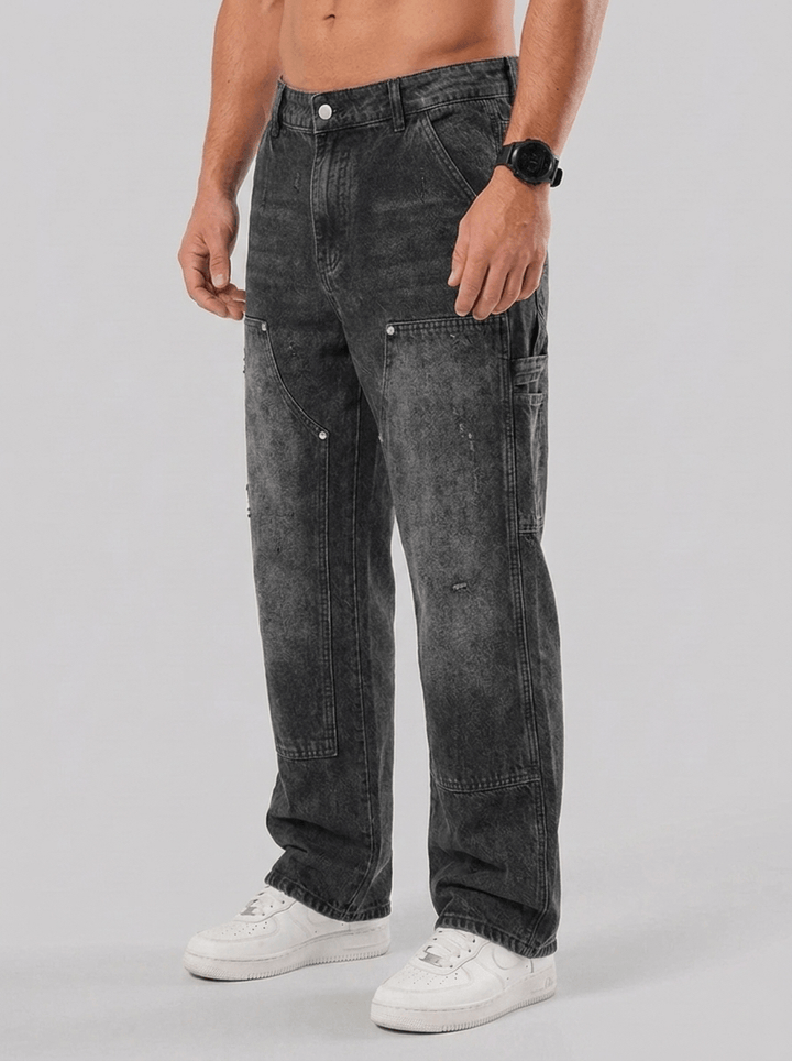 Fernando™ | Jeans Tadeo Carpenter - Grigio Lavato