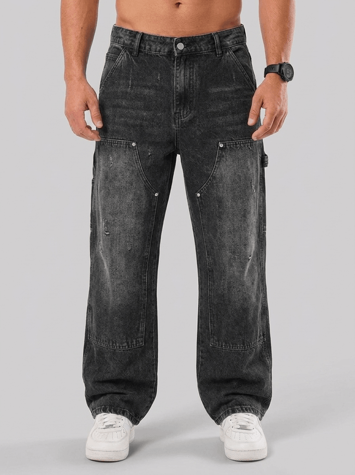 Fernando™ | Jeans Tadeo Carpenter - Grigio Lavato