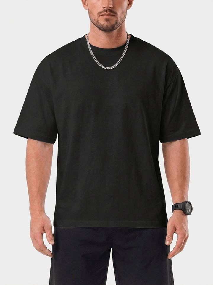 Ciro™ | T-shirt Oversize Trevo - Nero