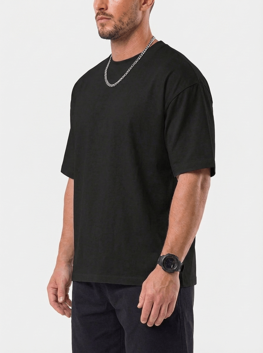 Ciro™ | T-shirt Oversize Trevo - Nero
