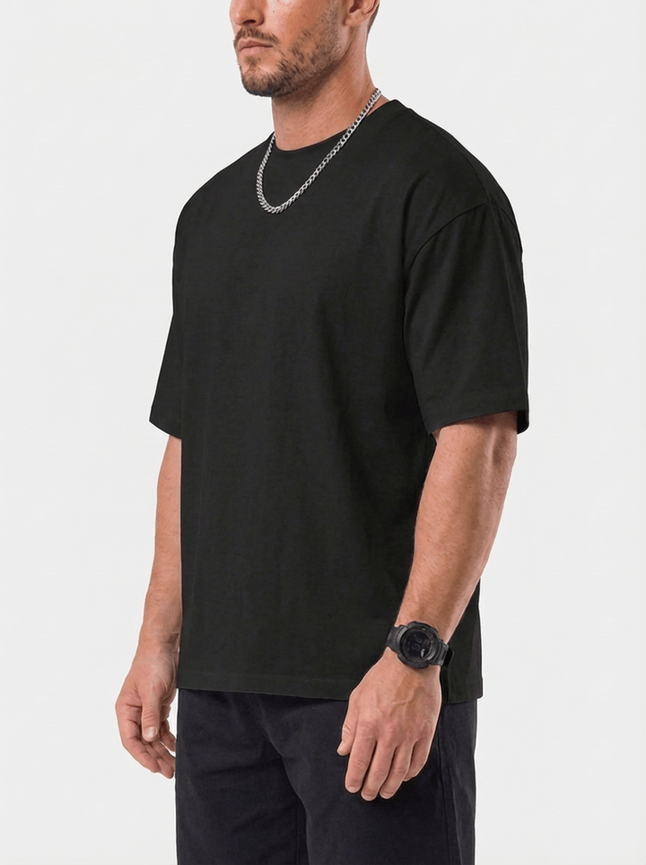 Ciro™ | T-shirt Oversize Trevo - Nero