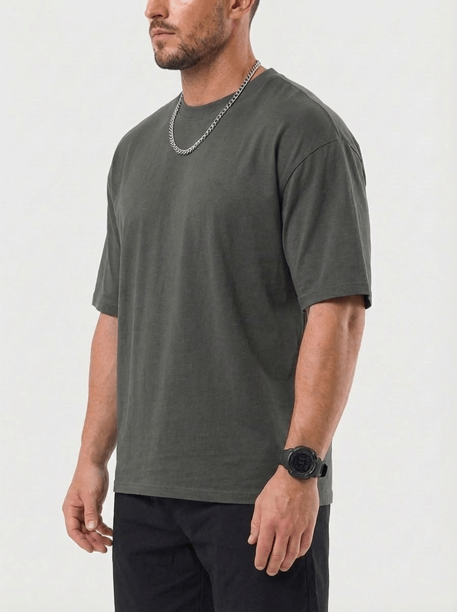 Costantino™ | T-shirt Oversize Trevo - Grigio