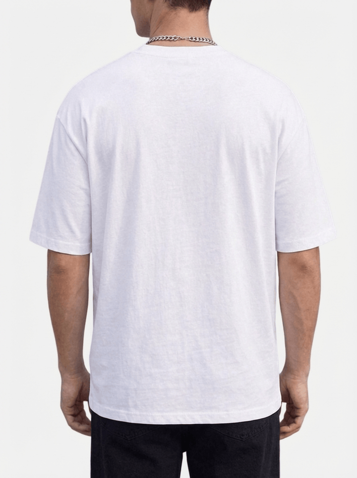 Clemente™ | T-shirt Oversize Trevo - Bianca
