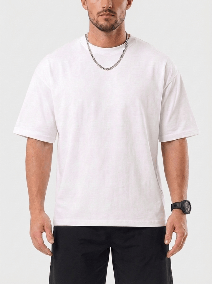 Clemente™ | T-shirt Oversize Trevo - Bianca