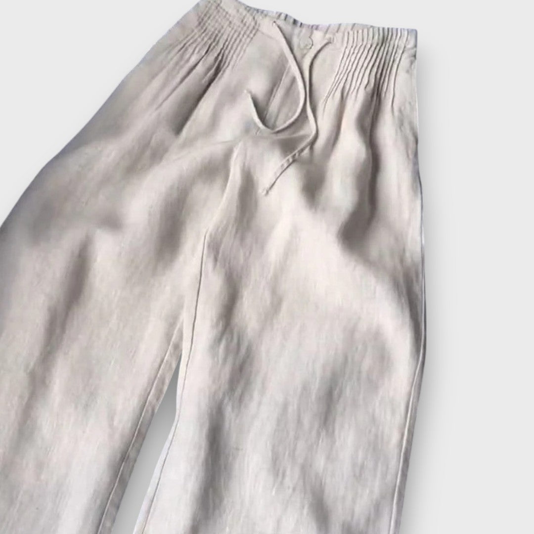 Brunella™ | Pantaloni in Lino Leggeri
