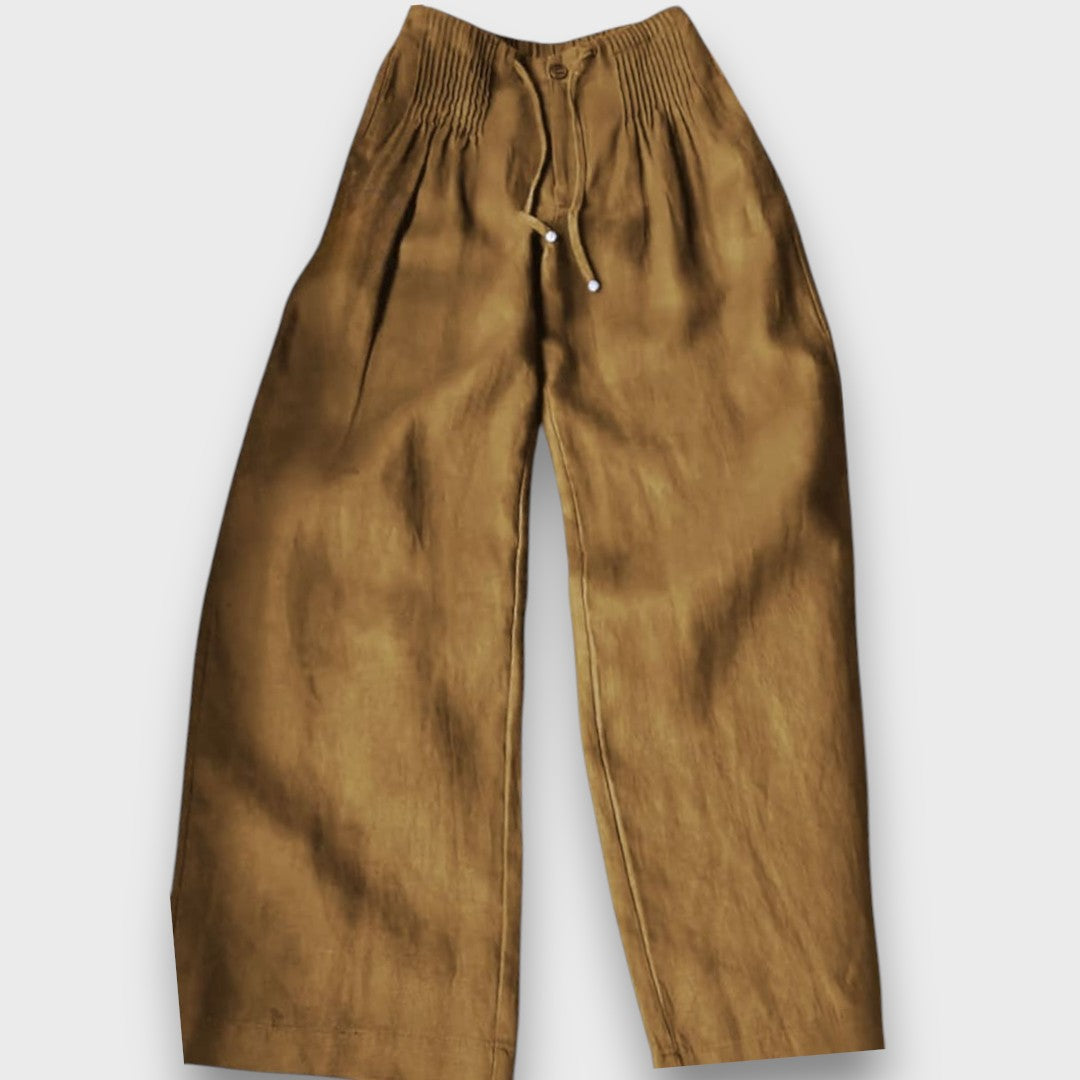 Brunella™ | Pantaloni in Lino Leggeri
