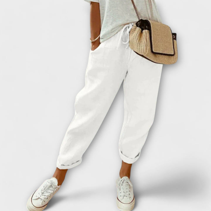 Fiordalisa™ | Pantaloni di lino alla moda e casual
