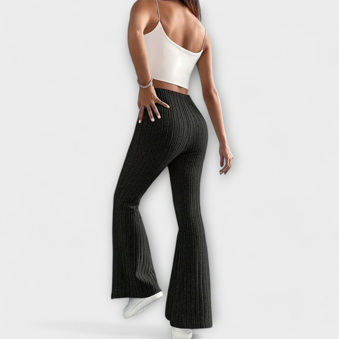 Filomena™ | Pantaloni svasati con struttura fine