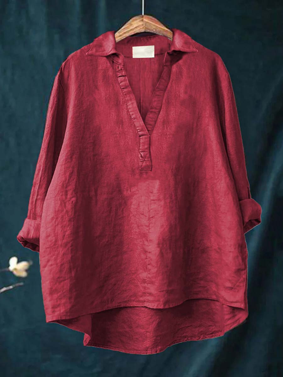 Gemma™ | Elegante Blusa Estiva in Lino