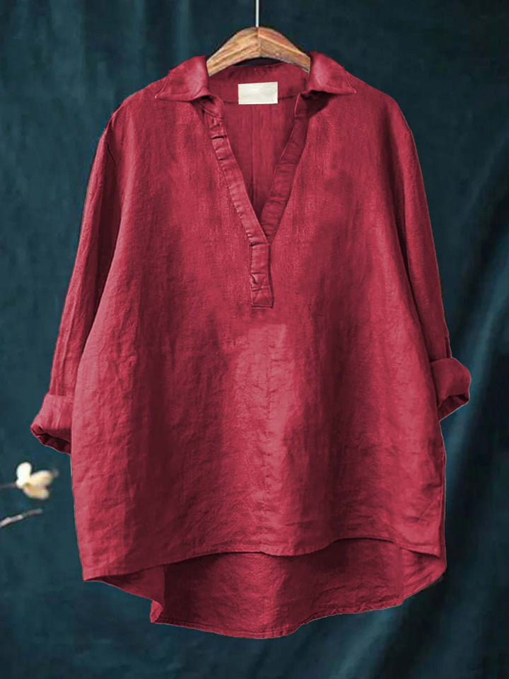 Gemma™ | Elegante Blusa Estiva in Lino