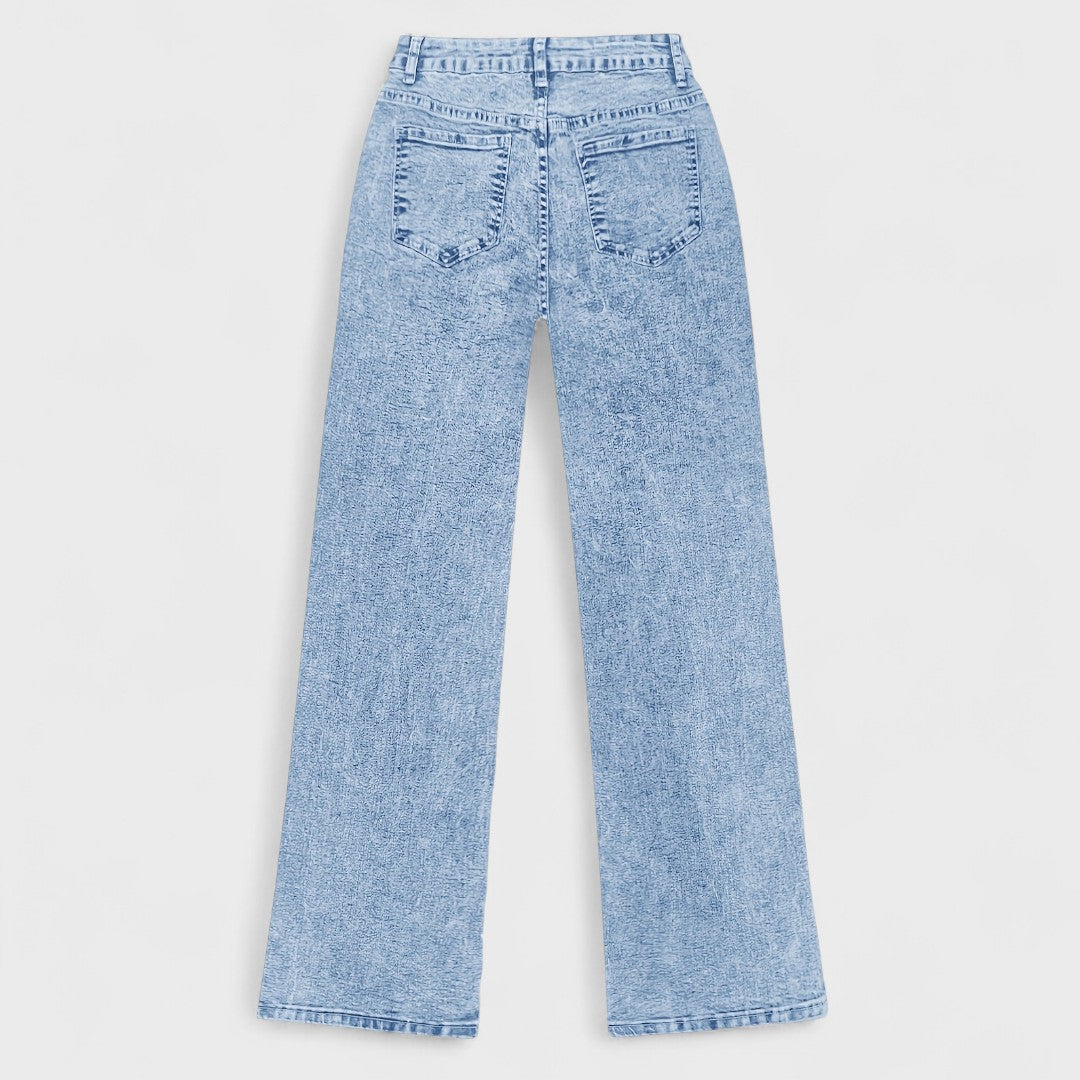 Dorotea™ | Jeans dritti larghi a gamba larga da donna