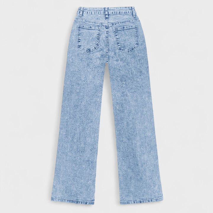 Dorotea™ | Jeans dritti larghi a gamba larga da donna