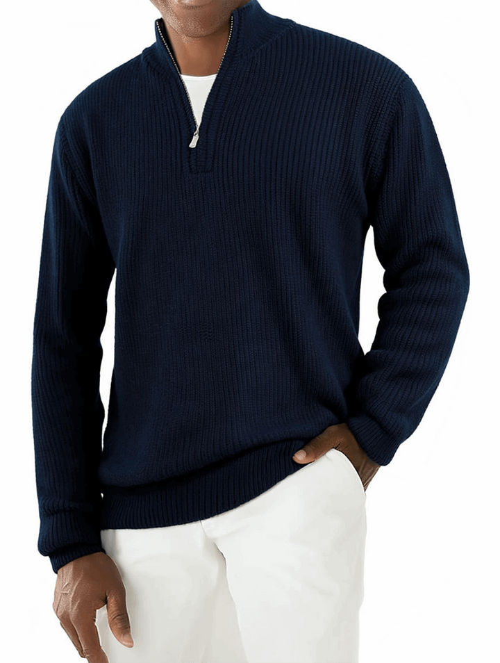 Aldo™ | Maglione Valerio Zip Knit - Blu Navy