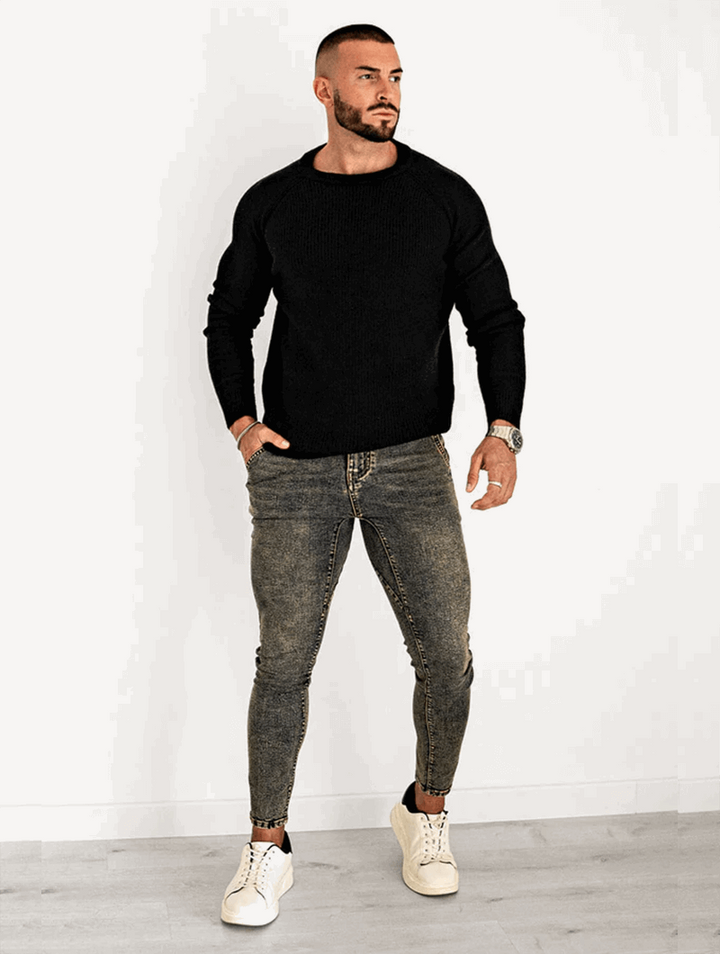 Bernardo™ | Maglione Lorenzo Crew - Nero