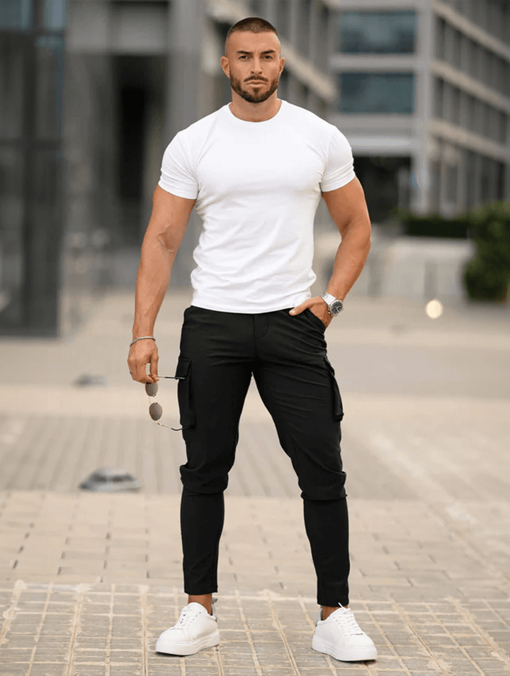 Leonardo™ | Pantaloni Cargo Franco - Nero