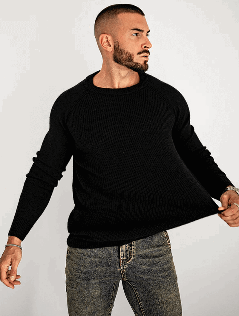 Bernardo™ | Maglione Lorenzo Crew - Nero