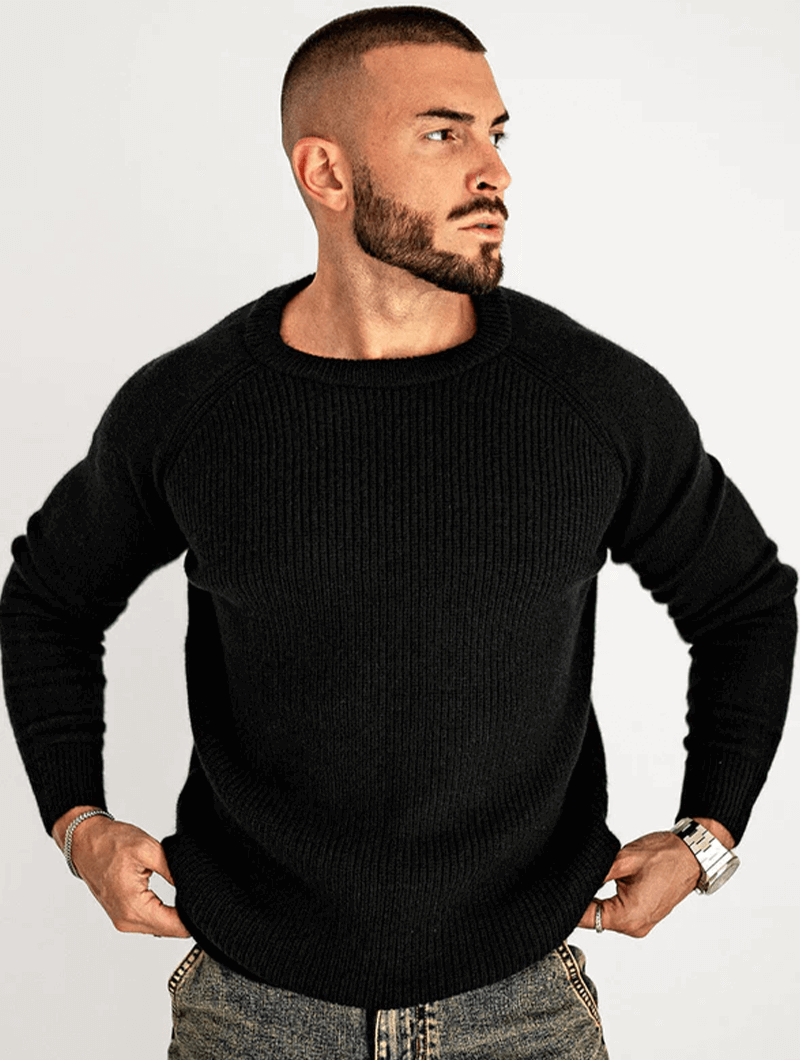 Bernardo™ | Maglione Lorenzo Crew - Nero