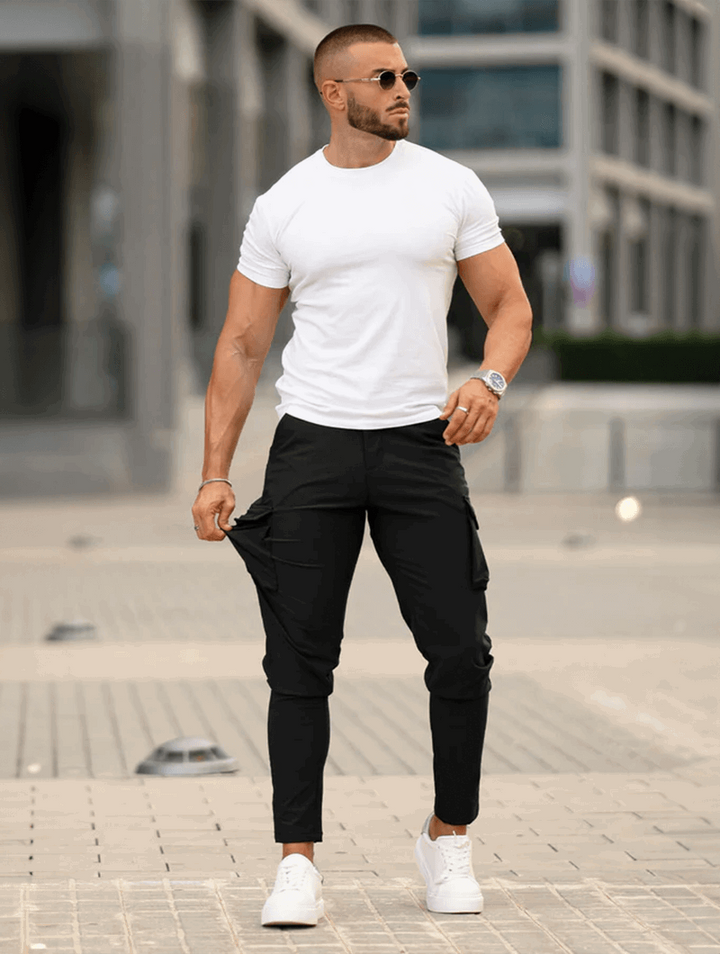 Leonardo™ | Pantaloni Cargo Franco - Nero