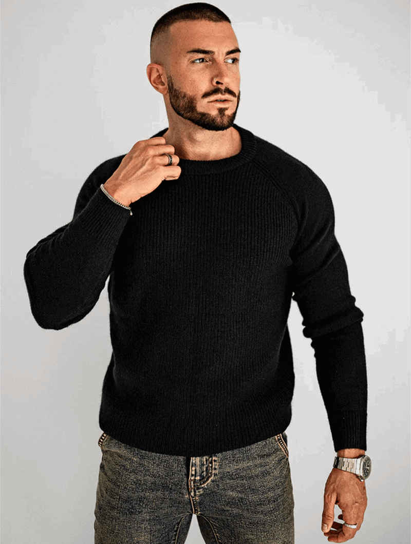 Bernardo™ | Maglione Lorenzo Crew - Nero