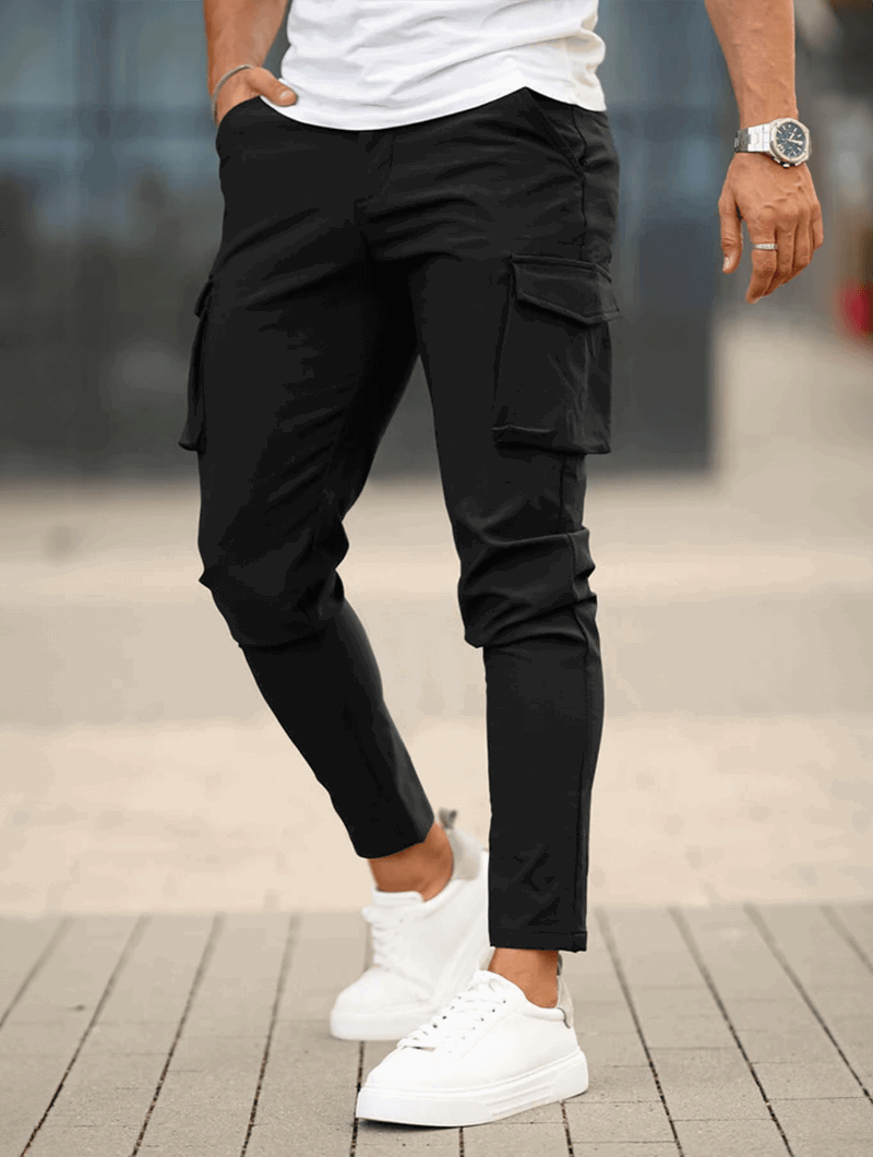 Leonardo™ | Pantaloni Cargo Franco - Nero