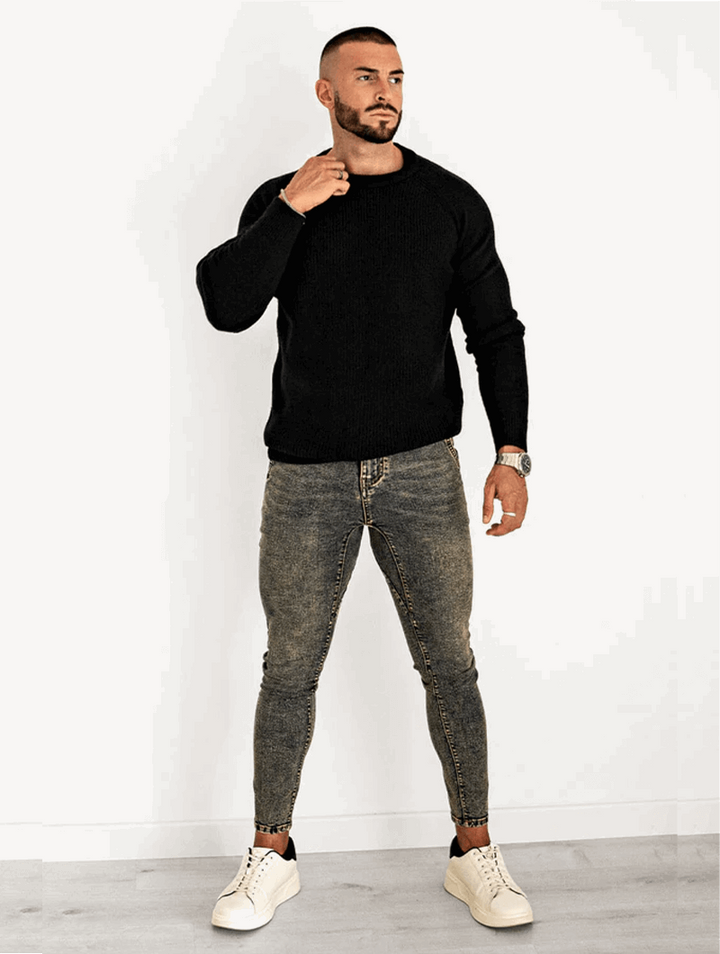 Bernardo™ | Maglione Lorenzo Crew - Nero