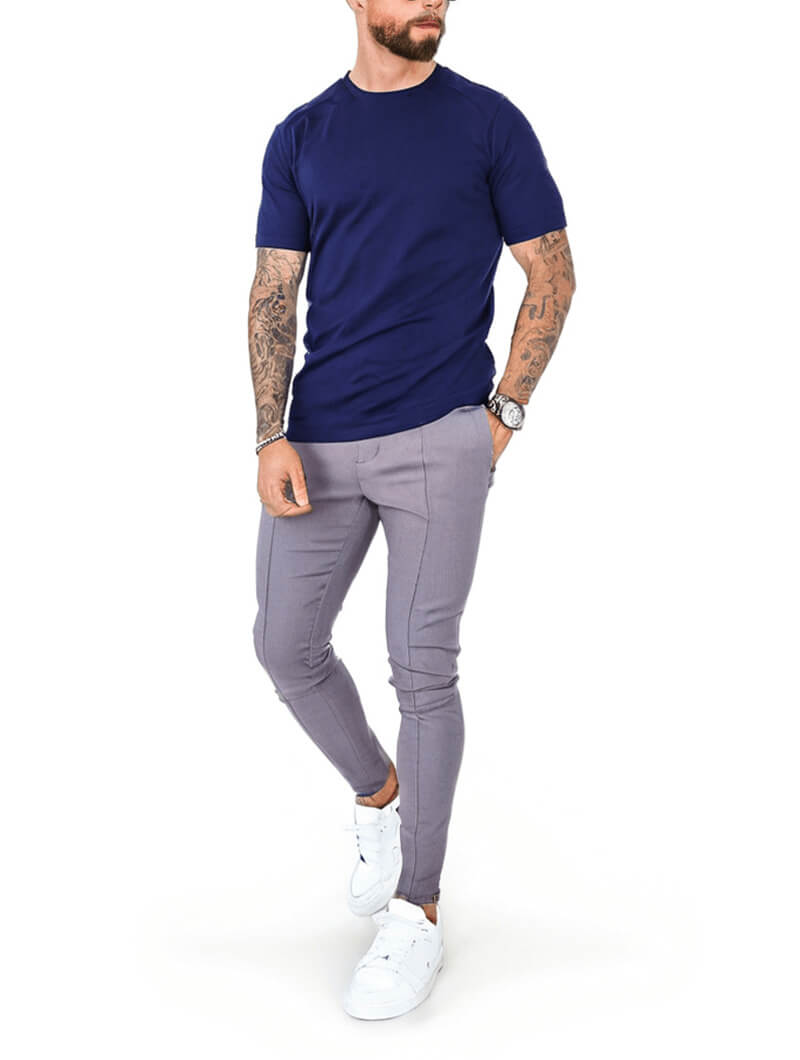 Filippo™ | T-shirt Aleano Fit - Blu Navy